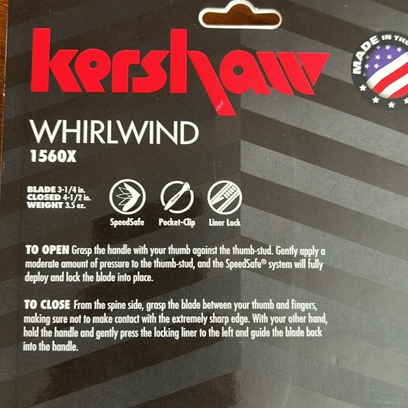 Kershaw Whirlwind 1560X - Picture 4 of 4